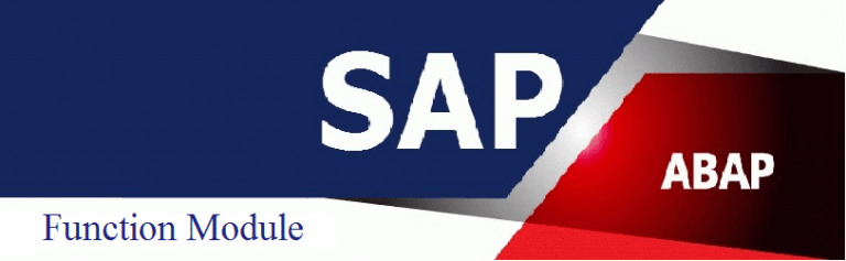 SAP – ABAP Function Module