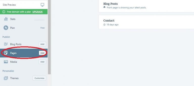 Creating and editing Pages in WordPress