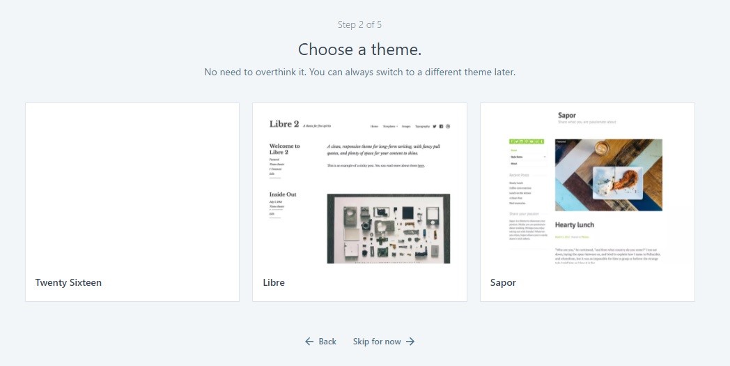 Steps to Getting Started with WordPress.com 2 Getting started with wordpress Choosing a Theme