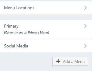 WordPress Selecting and Customizing Theme menu