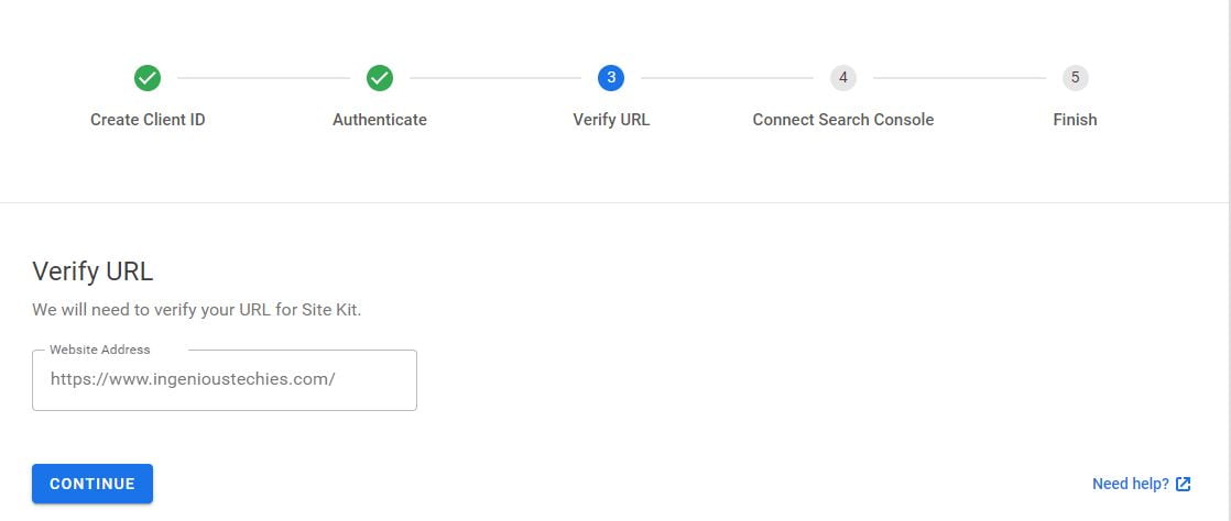 Introduction to Site Kit from Google 4 google site kit verify URL