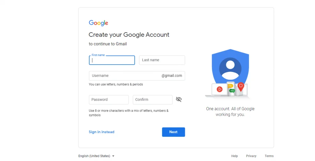 How to create a Gmail account 1 Untitled 26